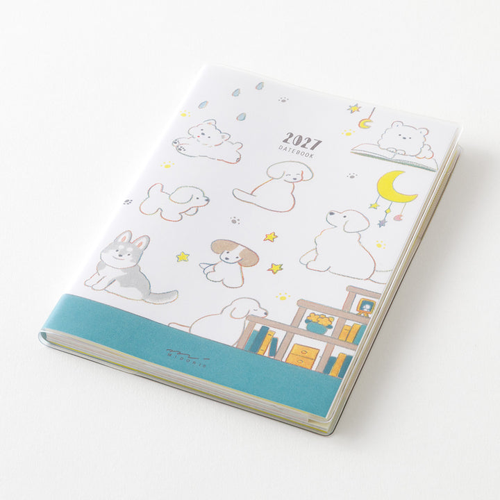 Midori A6 Pocket Diary Dog 2027