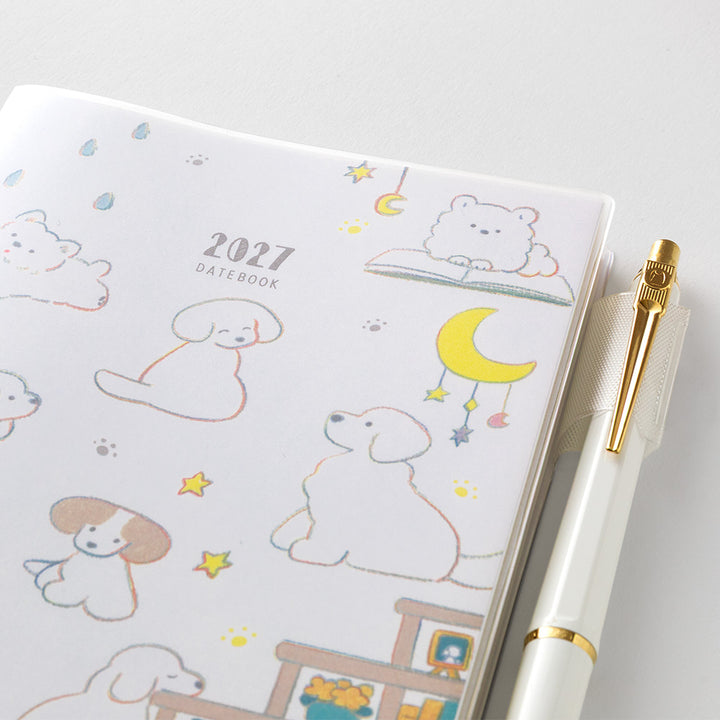Midori A6 Pocket Diary Dog 2027