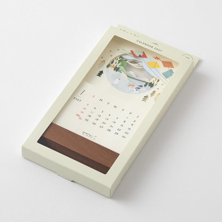 Midori Calendar Laser Processing Landscapes 2027
