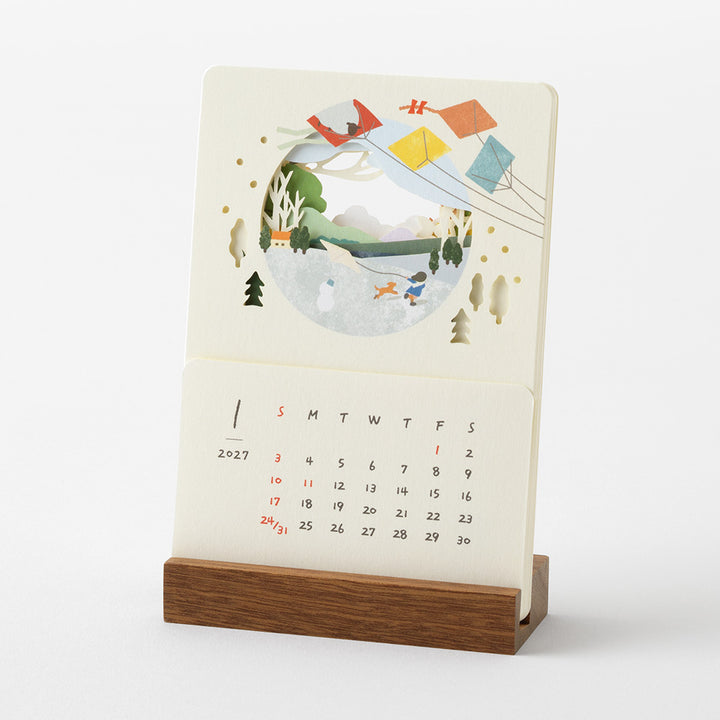 Midori Calendar Laser Processing Landscapes 2027
