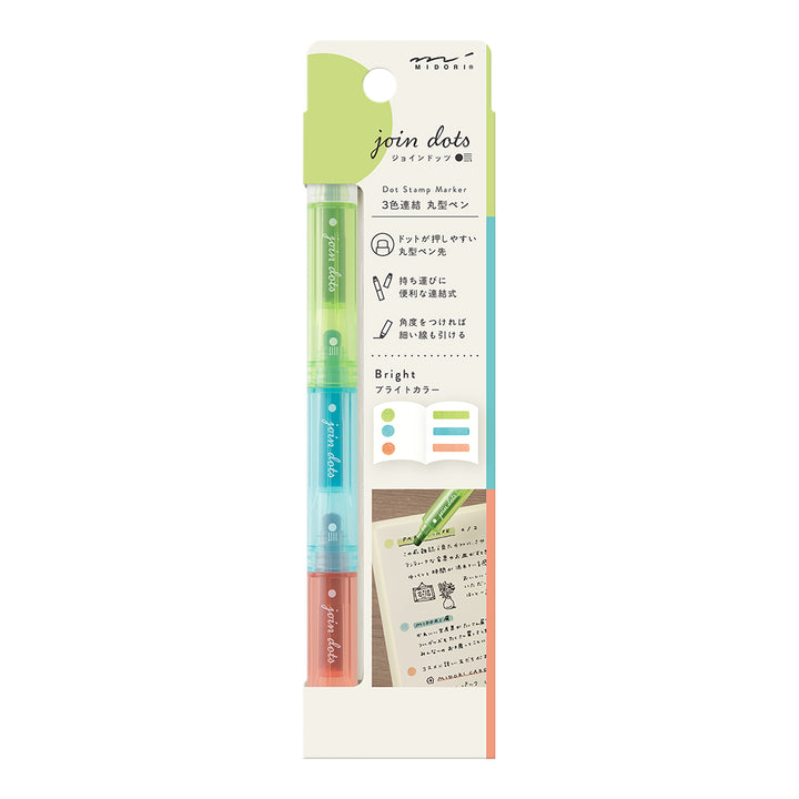 Midori Connecting Pen Join Dots - Bright A