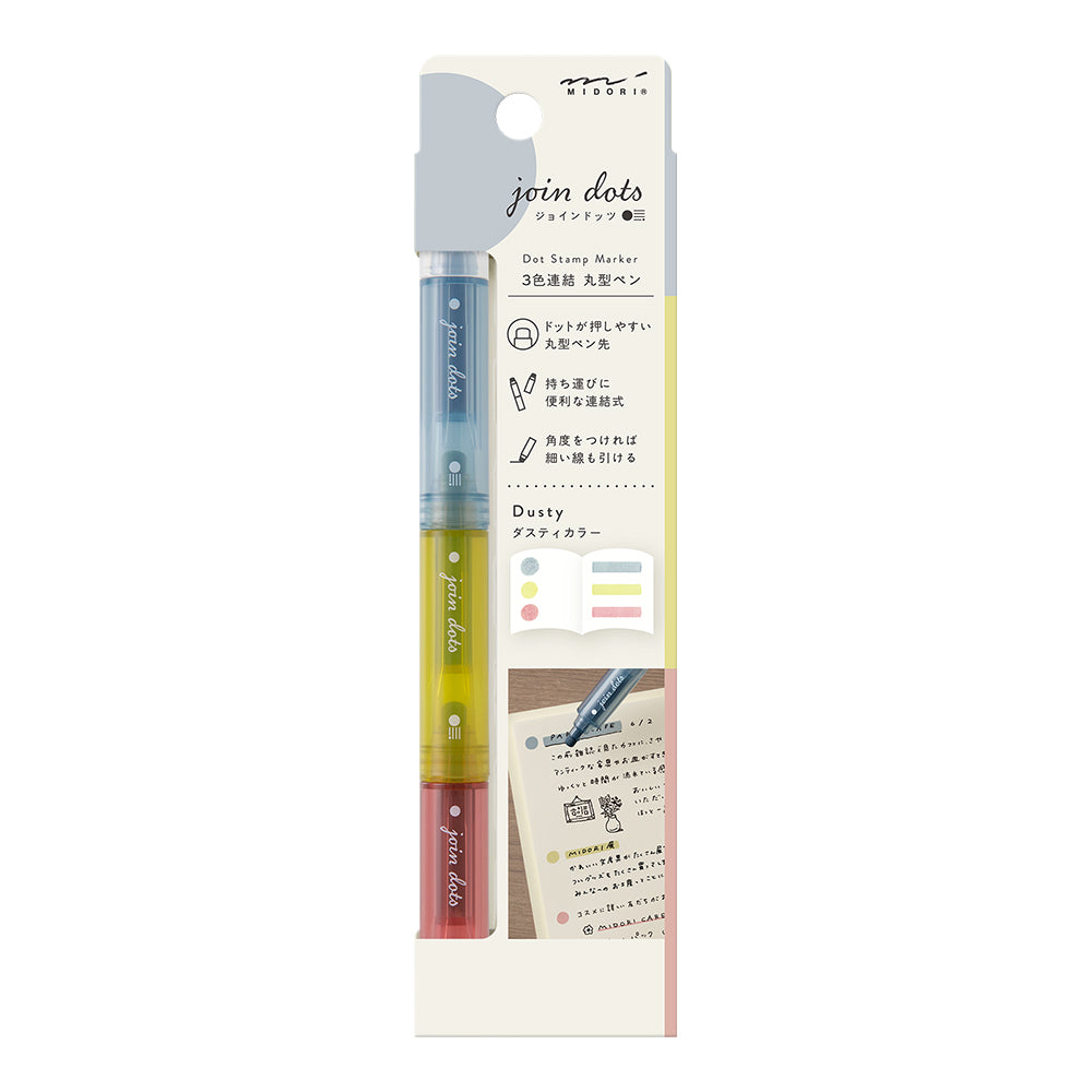 Midori Connecting Pen Join Dots - Dusty A