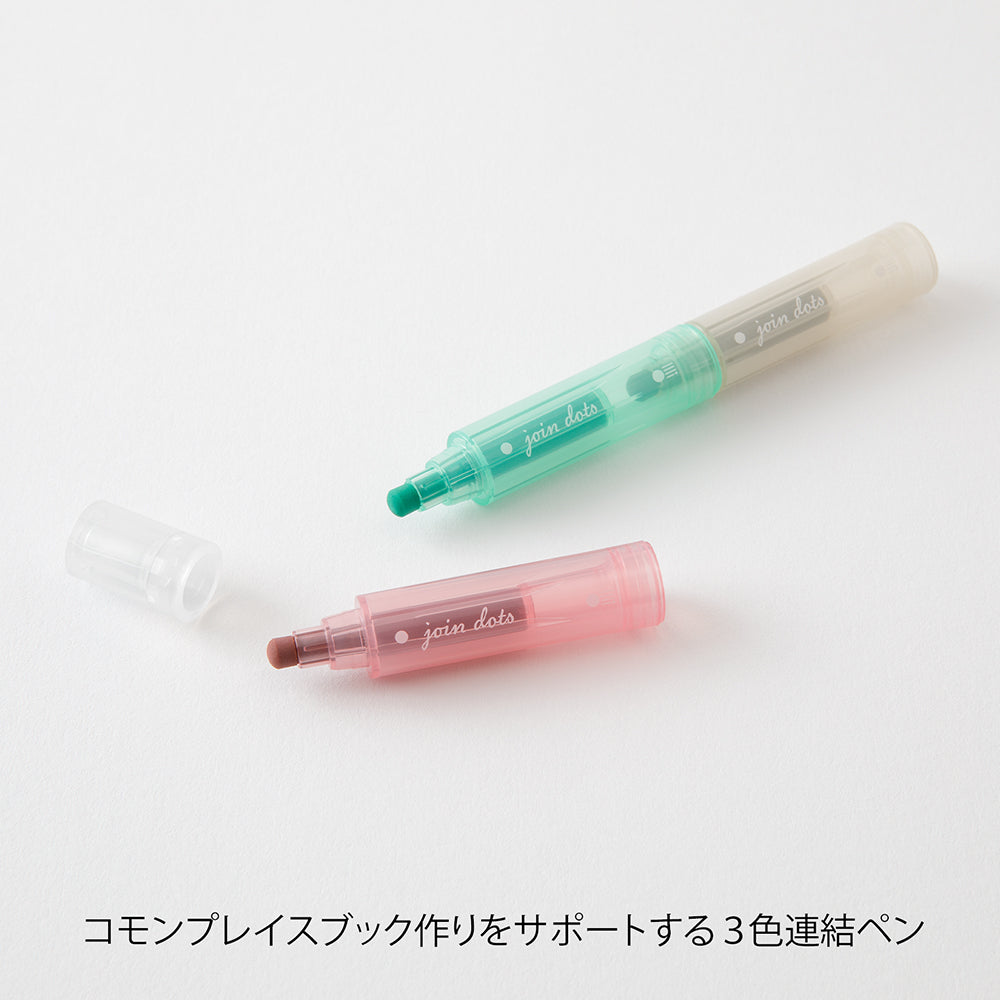 Midori Connecting Pen Join Dots - Milky A