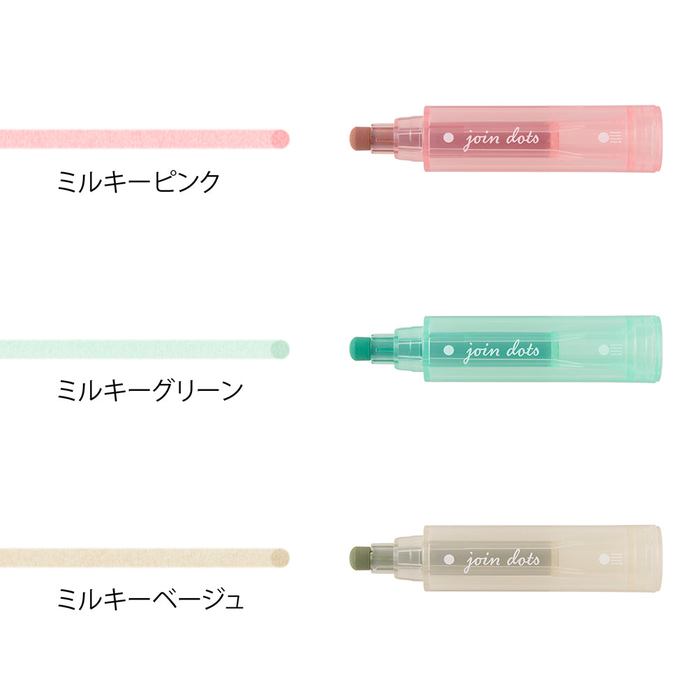 Midori Connecting Pen Join Dots - Milky A