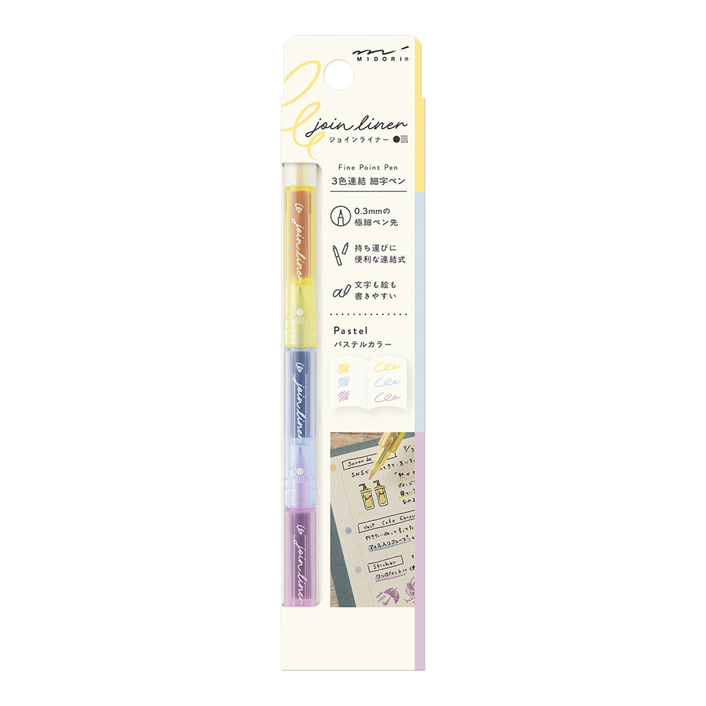 Midori Connecting Pen Join Liner - Pastel