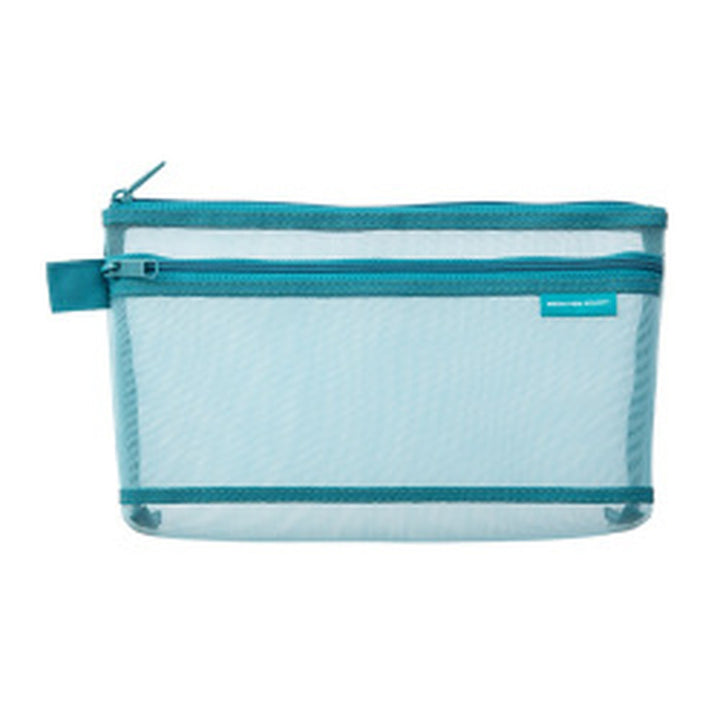 Midori Mesh Pen Pouch Blue A - product photo 4