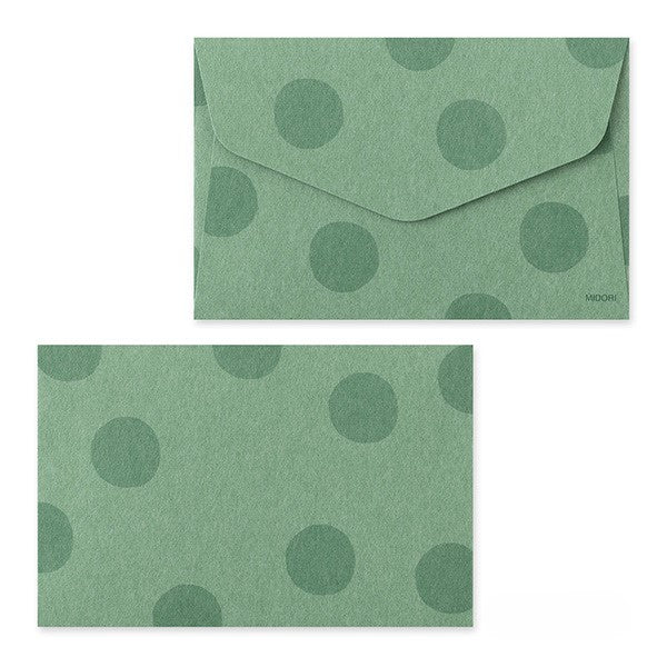 Midori Mini Letter Paper &amp; Envelopes with Stickers 952 Panda A — with packaging