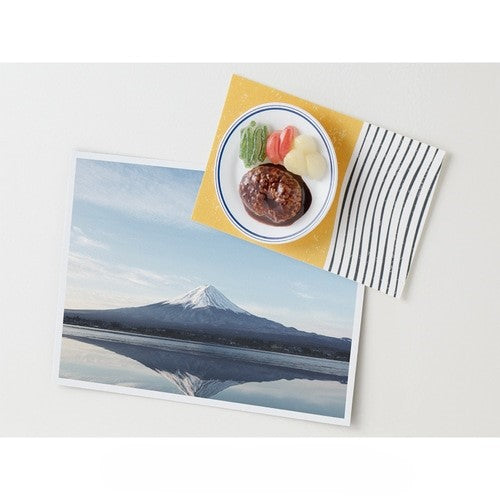 Midori Miniature Magnet - Hamburg Steak — in use