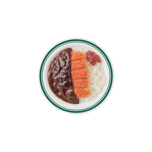 Midori Miniature Magnet - Katsu Curry — front view