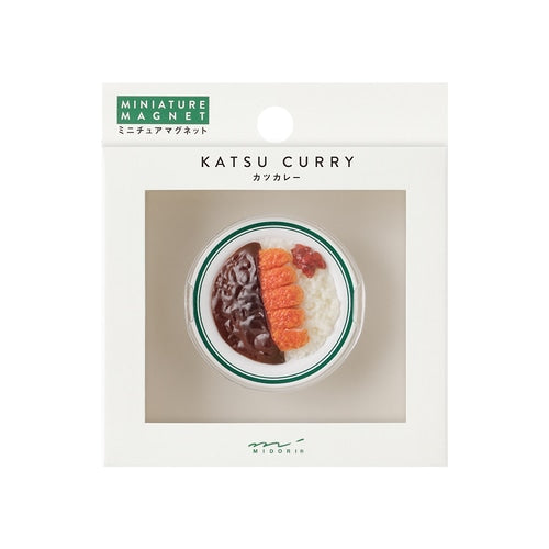 Midori Miniature Magnet - Katsu Curry — side view