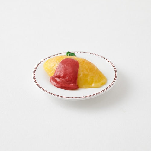 Midori Miniature Magnet - Omelet Rice — detail view