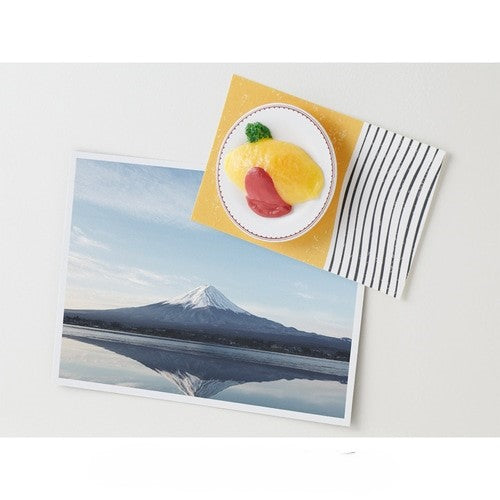 Midori Miniature Magnet - Omelet Rice — in use