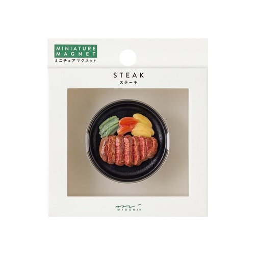 Midori Miniature Magnet - Steak