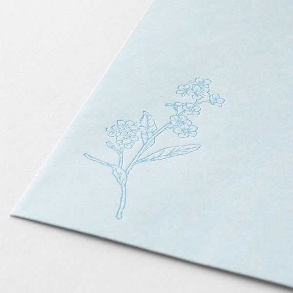 Load image into Gallery viewer, Midori Money Envelope Floral-colored Washi Paper Blue, Midori Money Envelope, Money Envelope, Midori, Cityluxe
