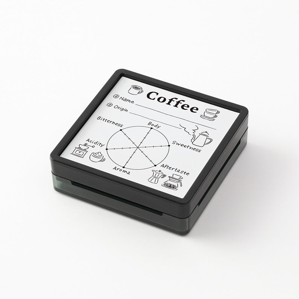 Midori Paintable Stamp Pre-inked - Coffee — side view