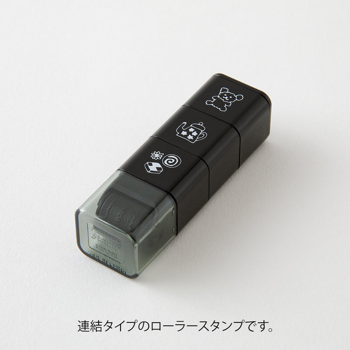 Midori Paintable Stamp Roller - Motif — side view
