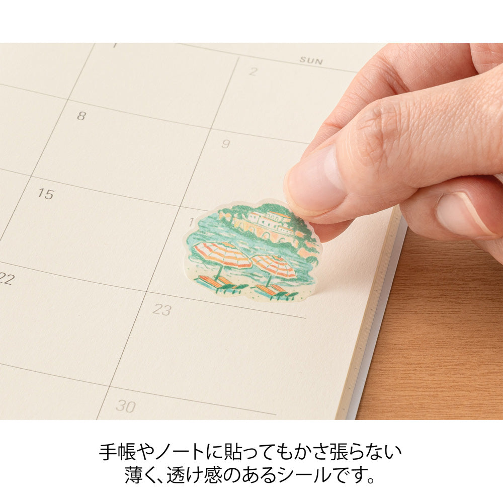 Midori Sticker 2712 Italian Motifs — in use