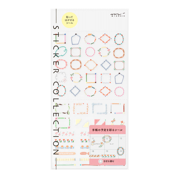 Midori Sticker 2740 Date Circle Decorative