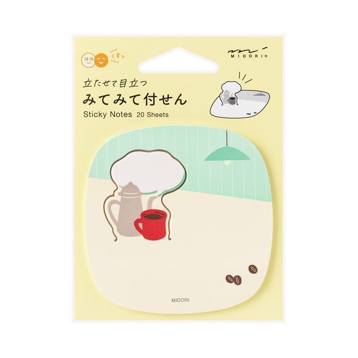 Midori Sticky Notes Pop-up Coffee — front view