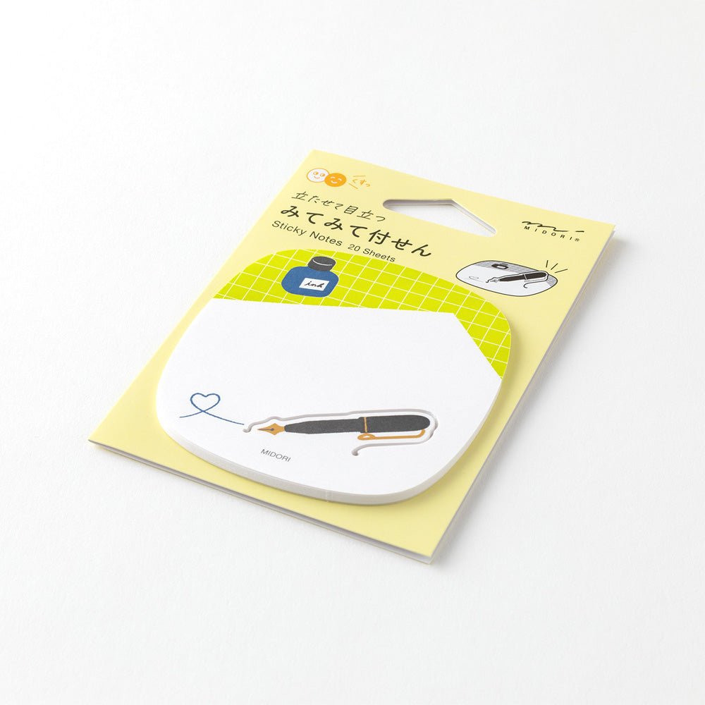 Midori Sticky Notes Pop-up Pen — detail view