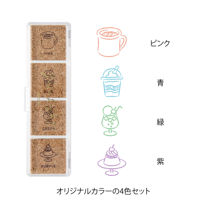 Midori Yuru Log Pre-inked Stamp Cafe, Midori, Pre-inked Stamp, Yuru Log, Midori Pre-inked Stamp, Cityluxe