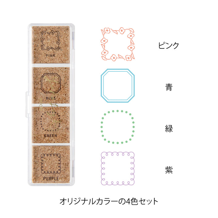 Midori Yuru Log Pre-inked Stamp Geometry, Midori, Pre-inked Stamp, Yuru Log, Midori Pre-inked Stamp, Cityluxe