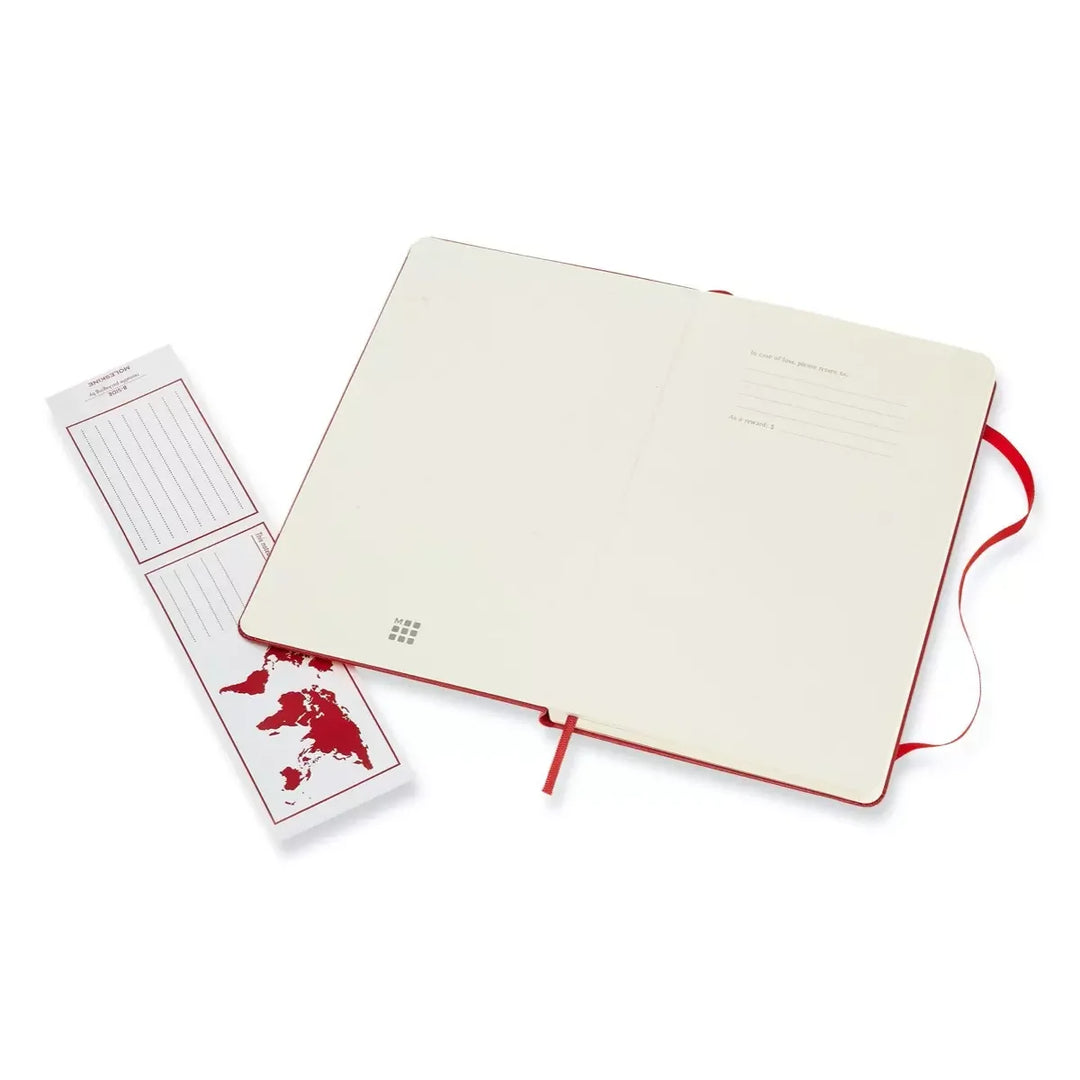 Moleskine Classic Large dotted hardcover notebook in Scarlet Red, 13 x 21 cm – photo 3