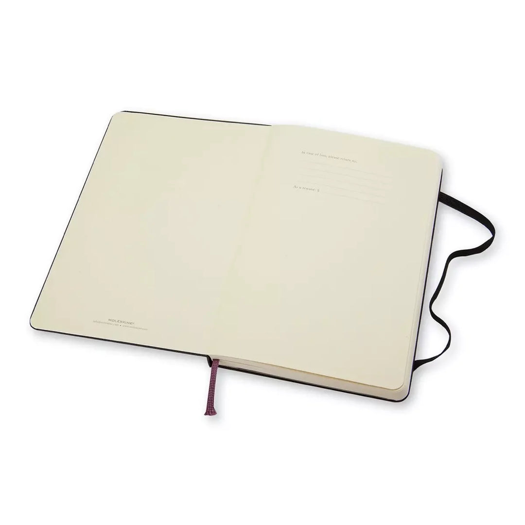Moleskine Classic Large plain hardcover notebook in Black, 13 x 21 cm – photo 2