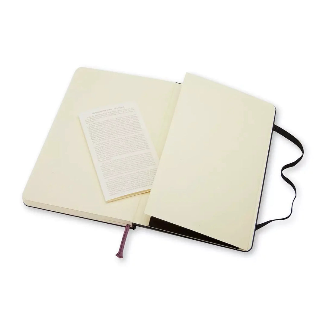 Moleskine Classic Large plain hardcover notebook in Black, 13 x 21 cm – photo 4