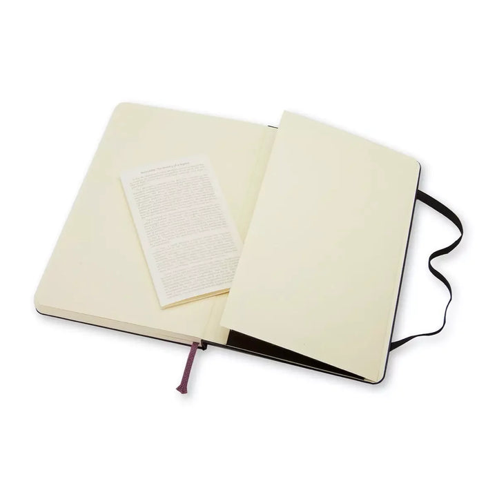 Moleskine Classic Large plain hardcover notebook in Black, 13 x 21 cm – photo 4