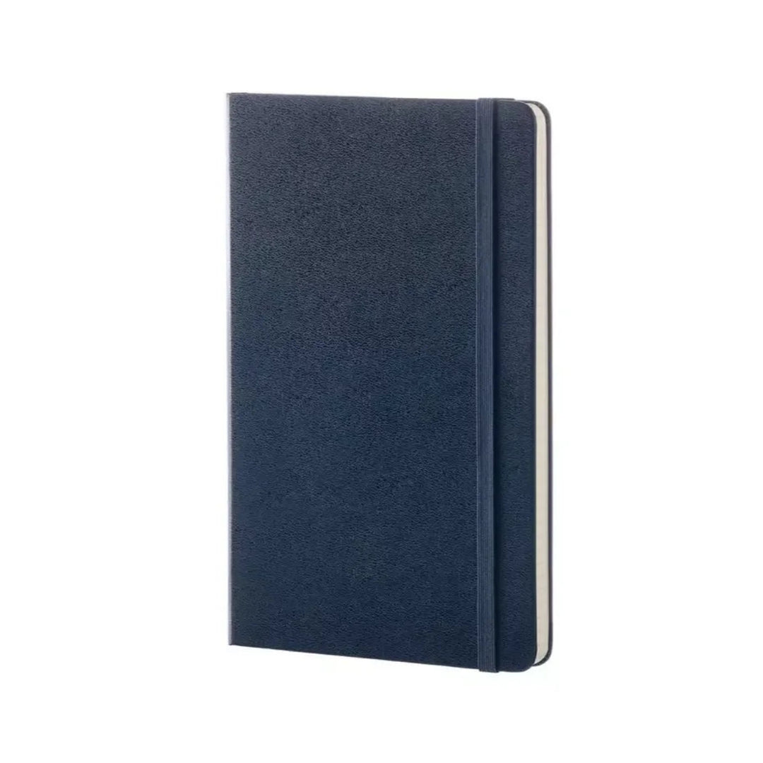Moleskine Classic Large plain hardcover notebook in Sapphire Blue, 13 x 21 cm – photo 2