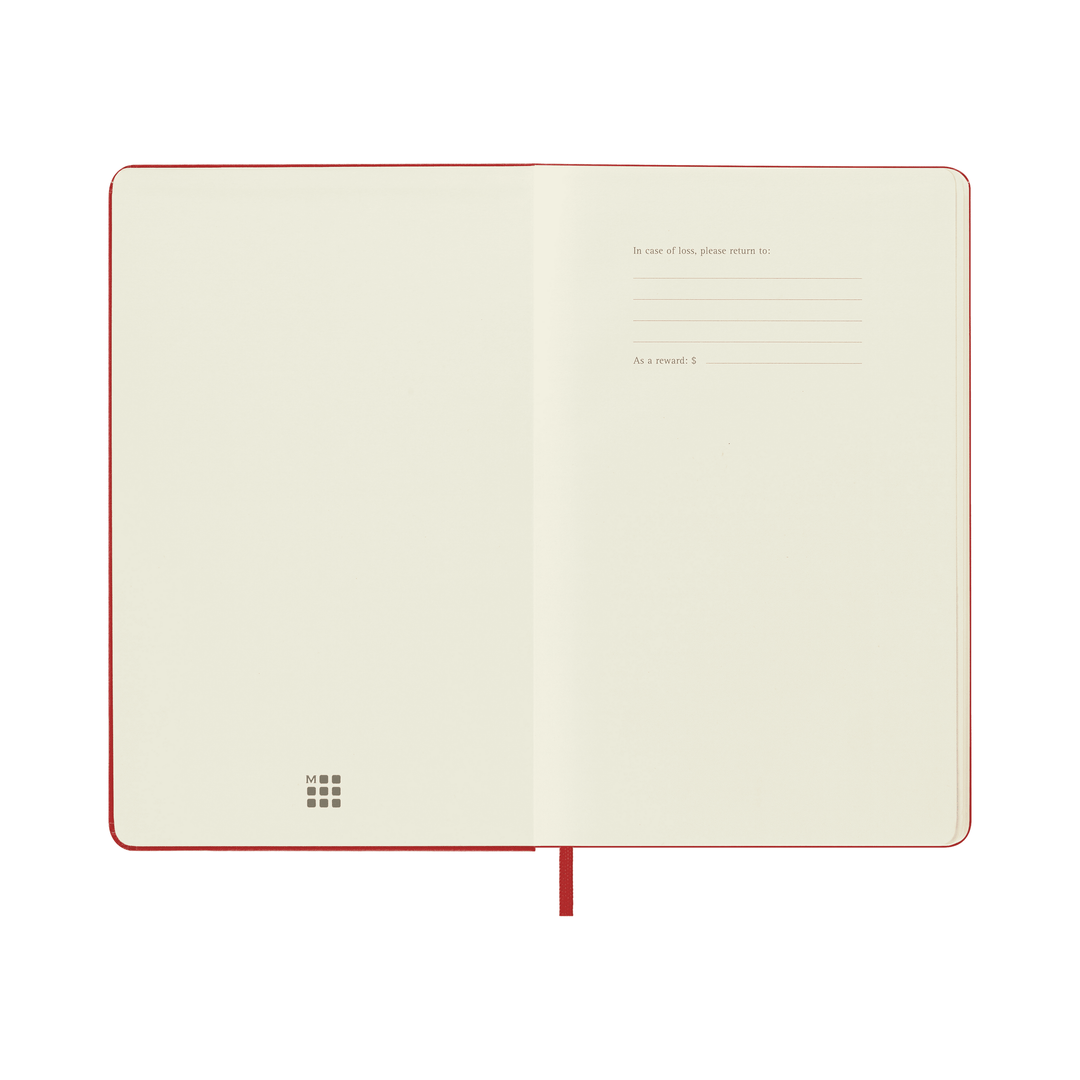 Moleskine Classic Large plain hardcover notebook in Scarlet Red, 13 x 21 cm – photo 2