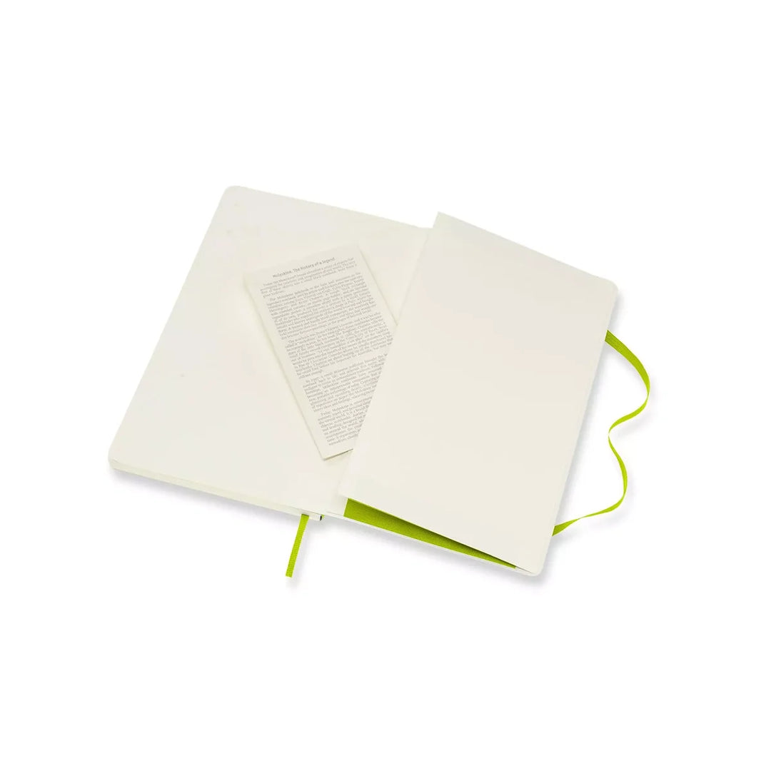Moleskine Classic Large plain softcover notebook in Lemon Green, 13 x 21 cm – photo 5