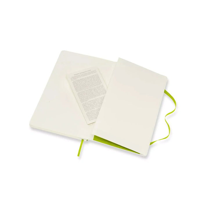 Moleskine Classic Large plain softcover notebook in Lemon Green, 13 x 21 cm – photo 5