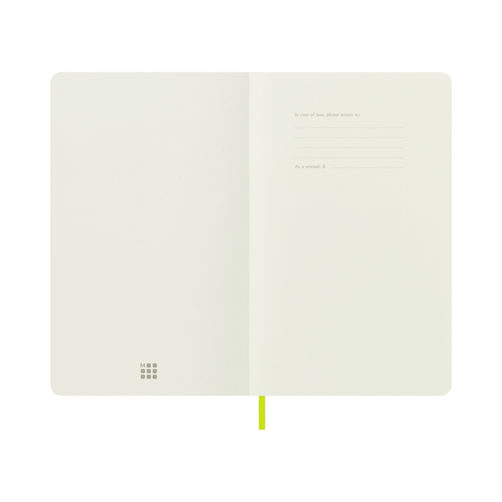 Moleskine Classic Large plain softcover notebook in Lemon Green, 13 x 21 cm – photo 7
