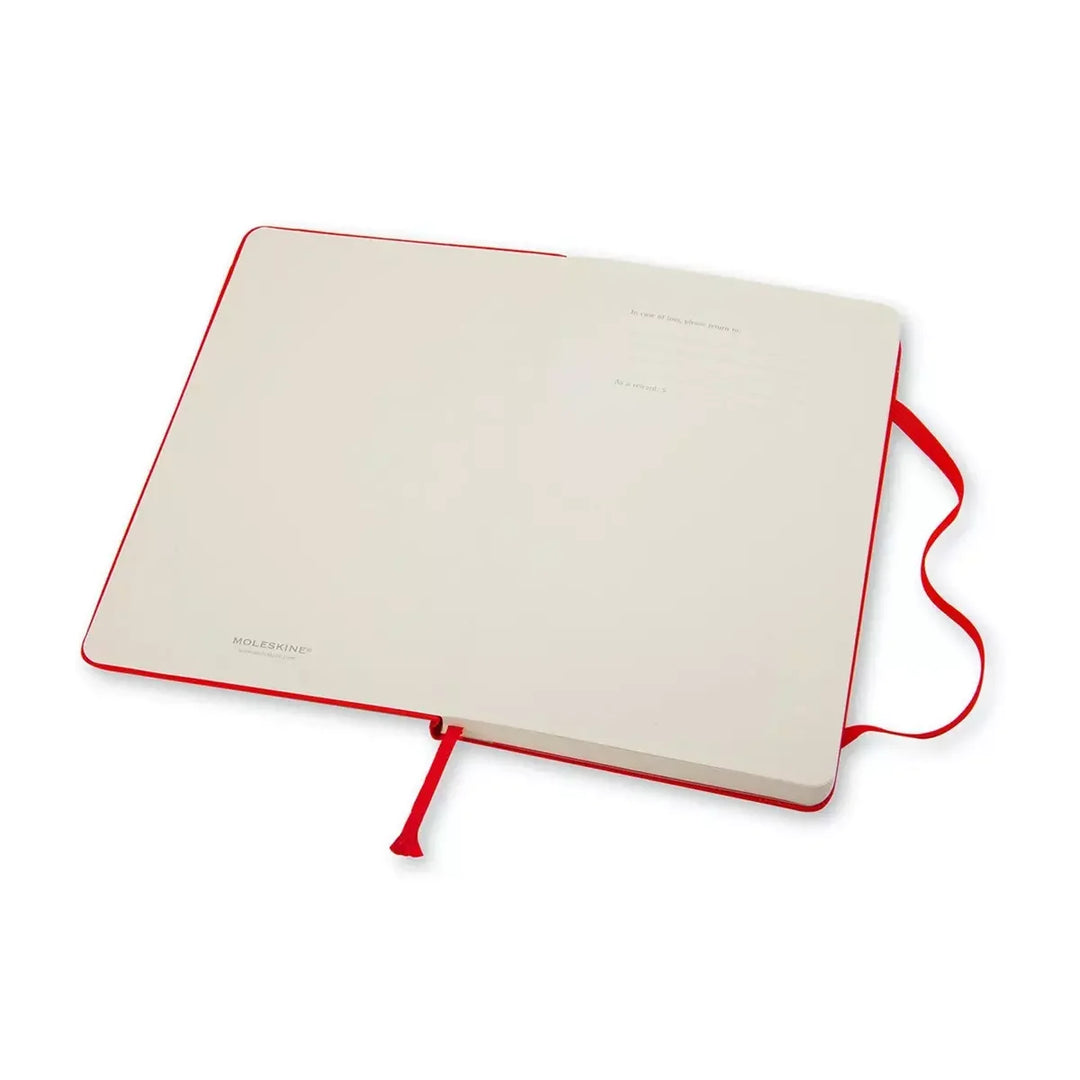 Moleskine Classic Large ruled hardcover notebook in Scarlet Red, 13 x 21 cm – photo 3