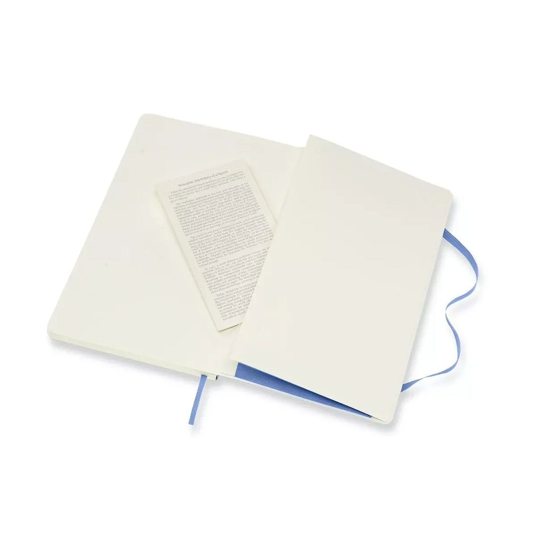 Moleskine Classic Large ruled softcover notebook in Hydrangea Blue, 13 x 21 cm – photo 5