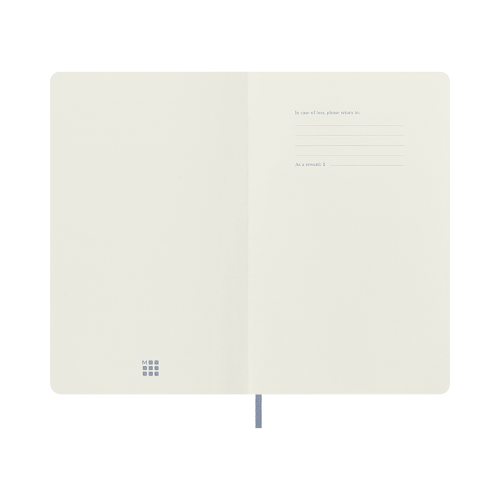 Moleskine Classic Large ruled softcover notebook in Hydrangea Blue, 13 x 21 cm – photo 7