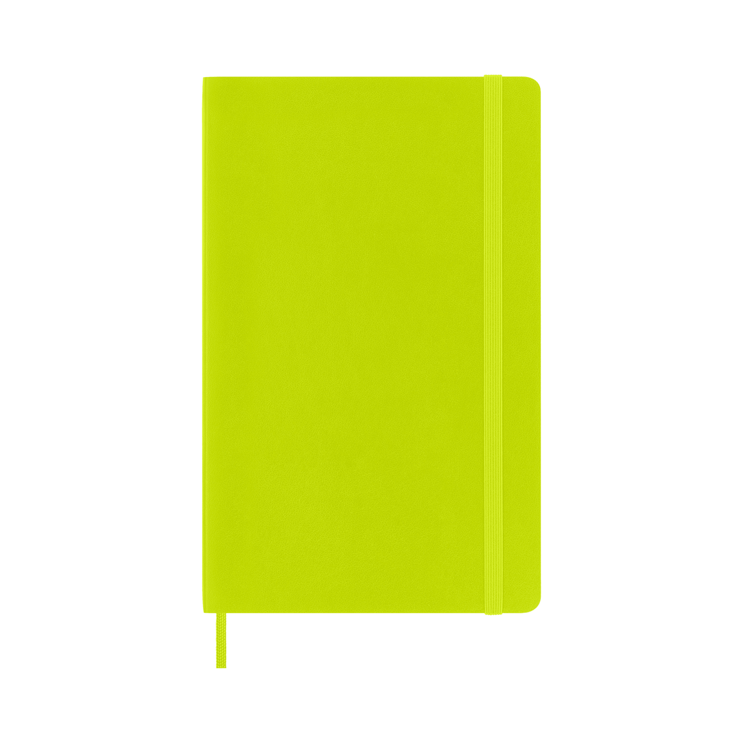 Moleskine Classic Large ruled softcover notebook in Lemon Green, 13 x 21 cm – photo 5