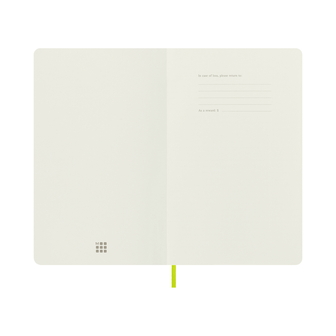Moleskine Classic Large ruled softcover notebook in Lemon Green, 13 x 21 cm – photo 6
