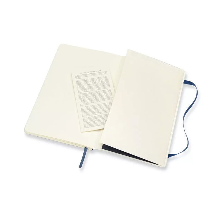 Moleskine Classic Large ruled softcover notebook in Sapphire Blue, 13 x 21 cm – photo 5