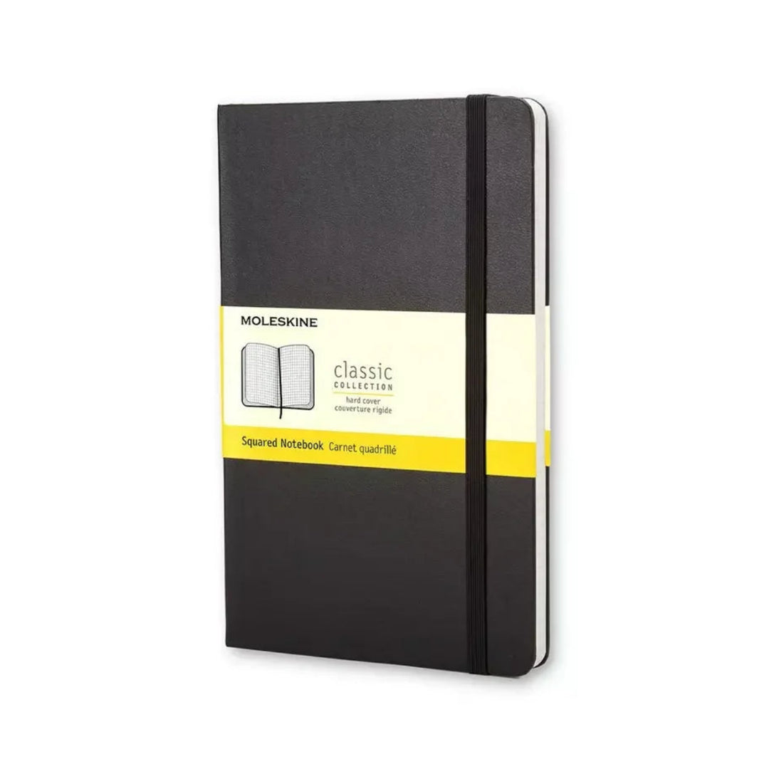 Moleskine Classic Large squared hardcover notebook in Black, 13 x 21 cm