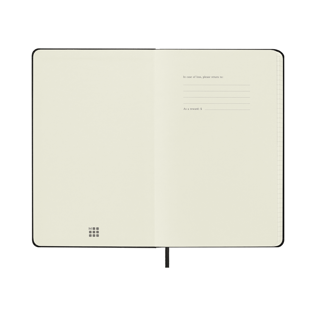 Moleskine Classic Large squared hardcover notebook in Black, 13 x 21 cm – photo 7