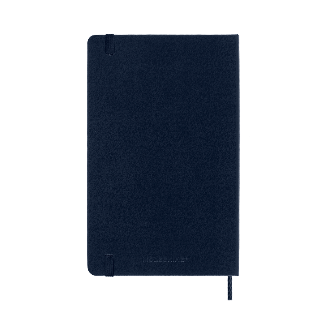 Moleskine Classic Large squared hardcover notebook in Sapphire Blue, 13 x 21 cm – photo 12