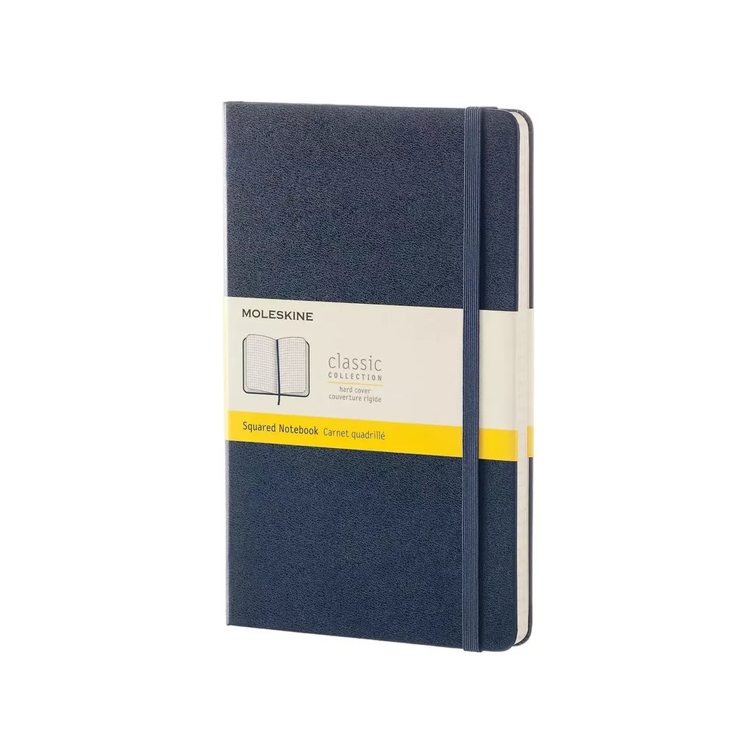 Moleskine Classic Large squared hardcover notebook in Sapphire Blue, 13 x 21 cm – photo 2