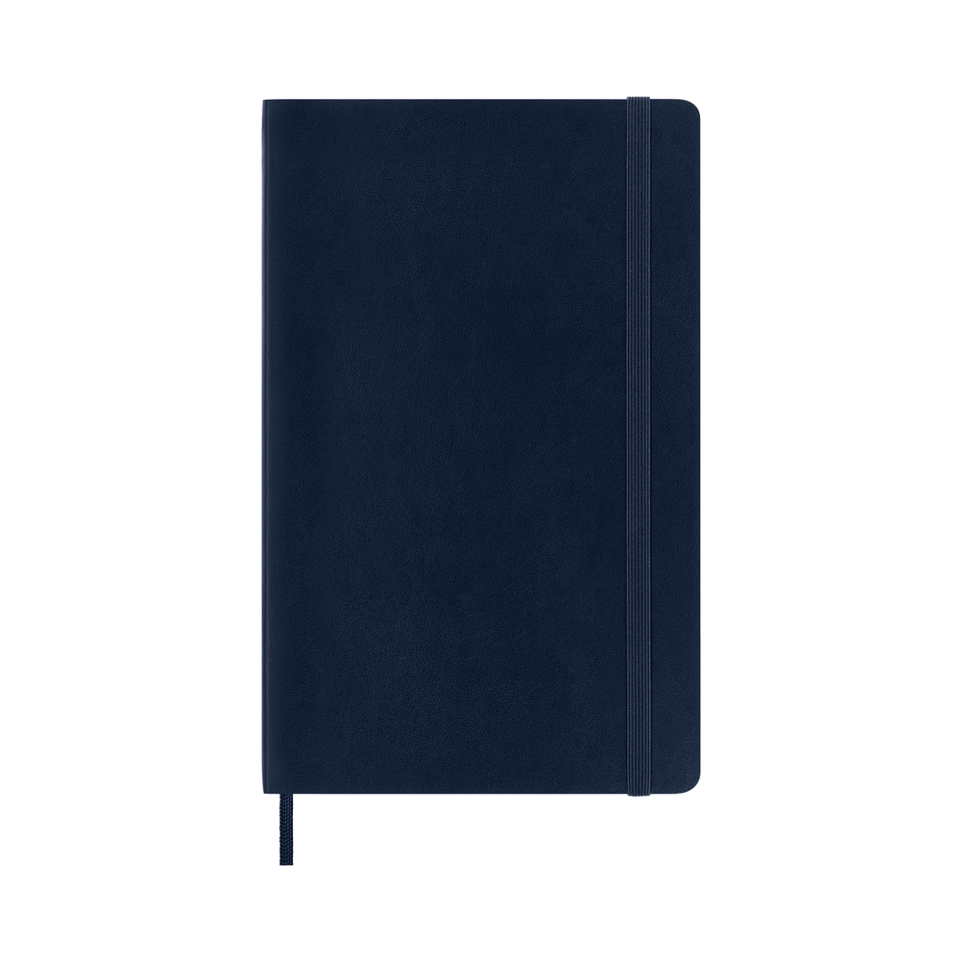 Moleskine Classic Large squared softcover notebook in Sapphire Blue, 13 x 21 cm