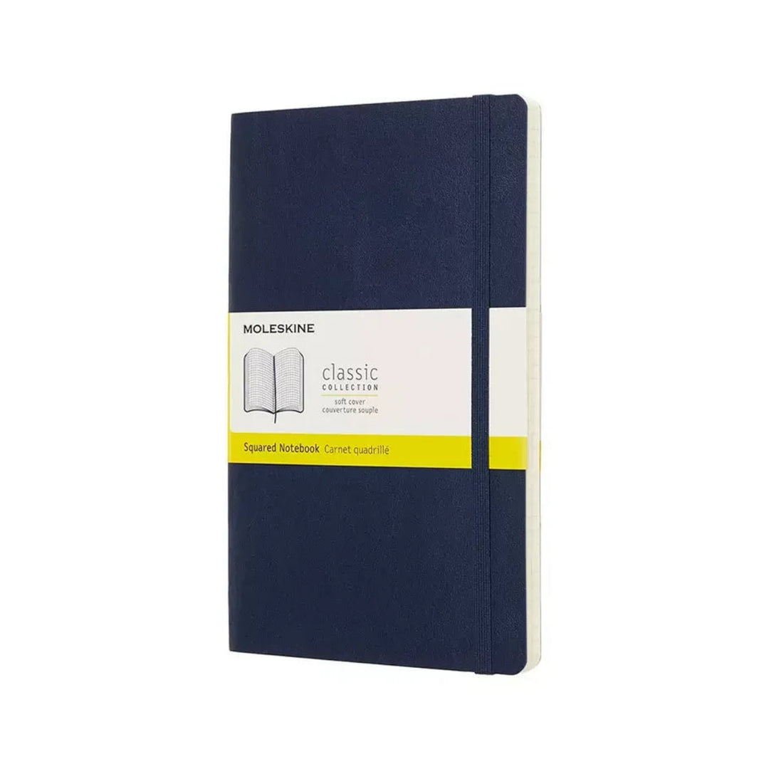 Moleskine Classic Large squared softcover notebook in Sapphire Blue, 13 x 21 cm – photo 6