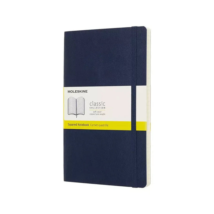 Moleskine Classic Large squared softcover notebook in Sapphire Blue, 13 x 21 cm – photo 6