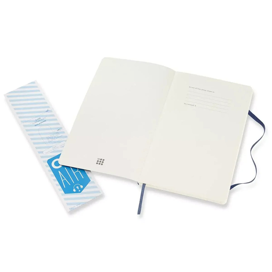 Moleskine Classic Large squared softcover notebook in Sapphire Blue, 13 x 21 cm – photo 9