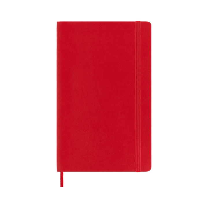 Moleskine Classic Large squared softcover notebook in Scarlet Red, 13 x 21 cm